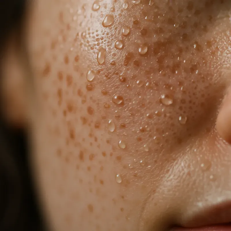 Sweat On Skin Close Ups
