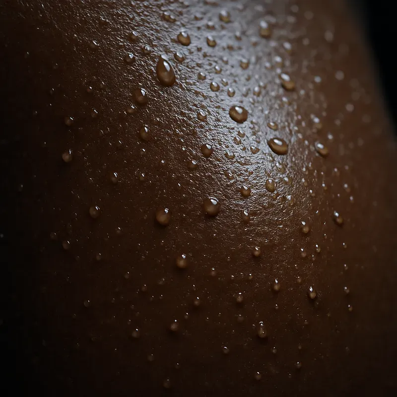 Sweat On Skin Close Ups
