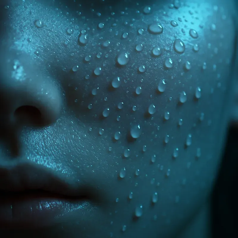 Sweat On Skin Close Ups