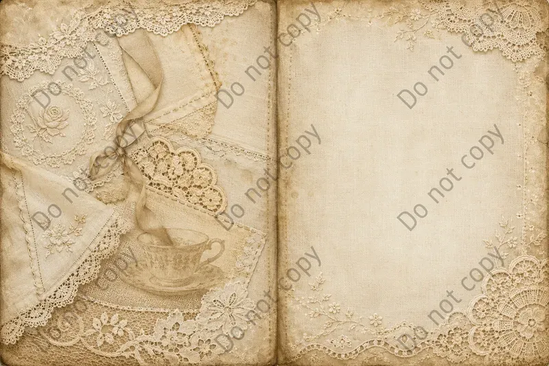 Antique Lace Journal Spreads