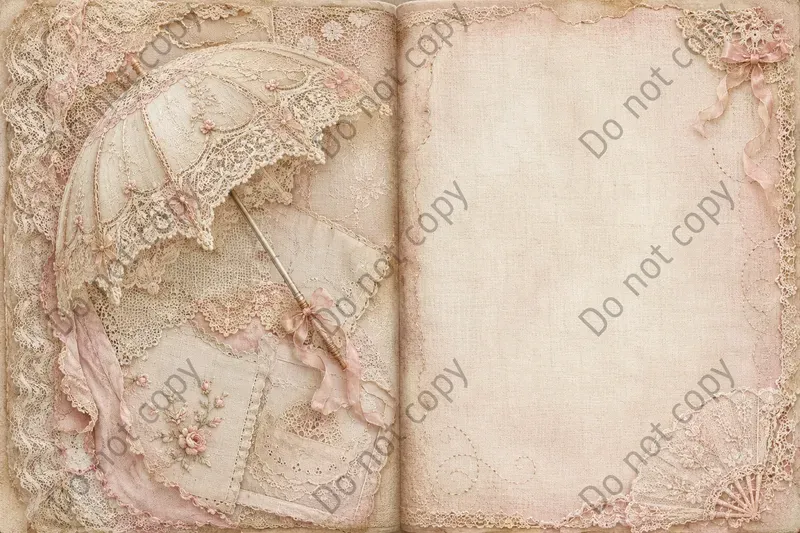 Antique Lace Journal Spreads