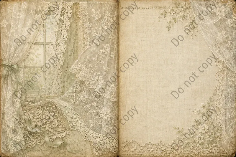 Antique Lace Journal Spreads