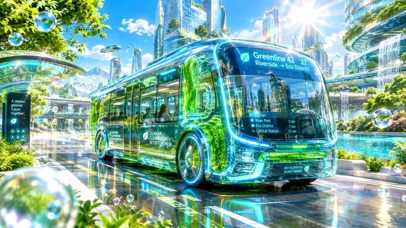 Frutiger Aero 3D Ecotransport Vehicles
