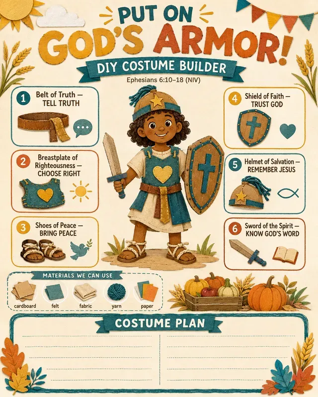 Kids Armor Of God Printables