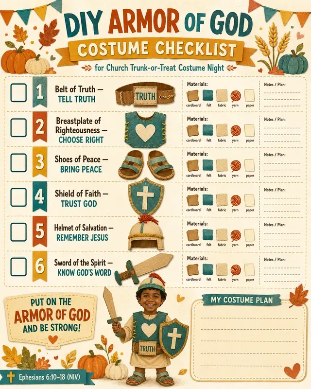 Kids Armor Of God Printables