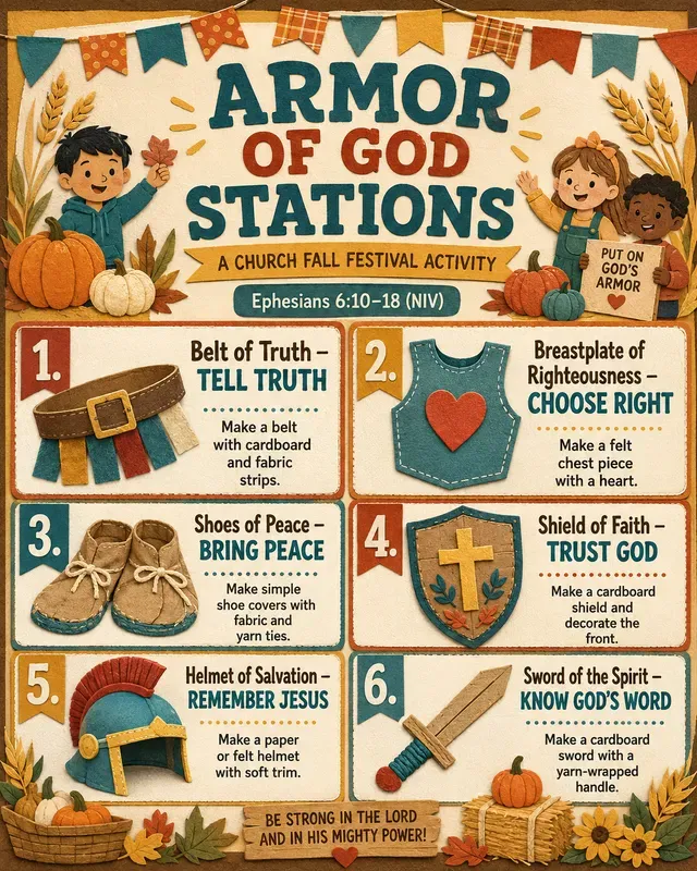Kids Armor Of God Printables