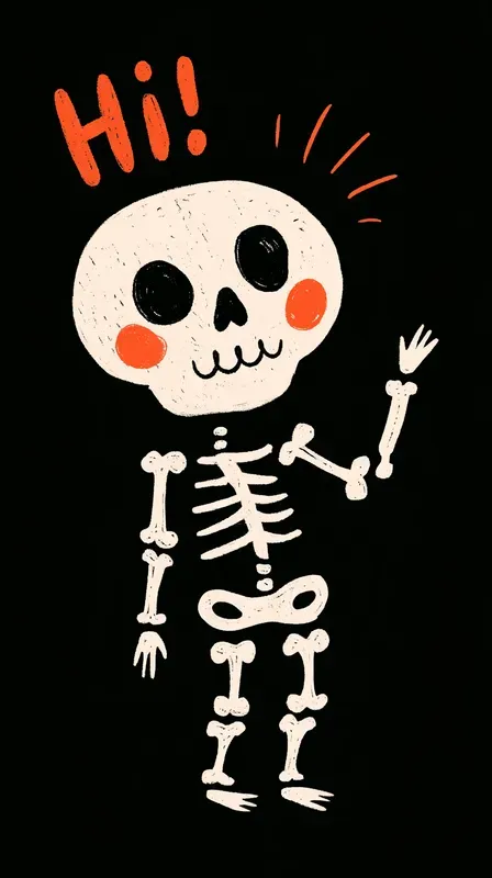 Cute Skeleton Poses