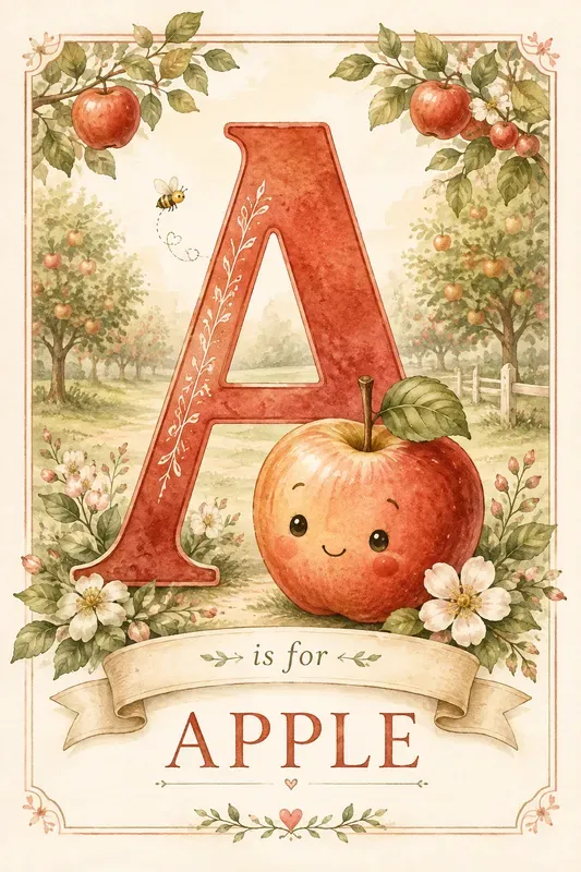 Alphabet Nursery Wall Art Generator