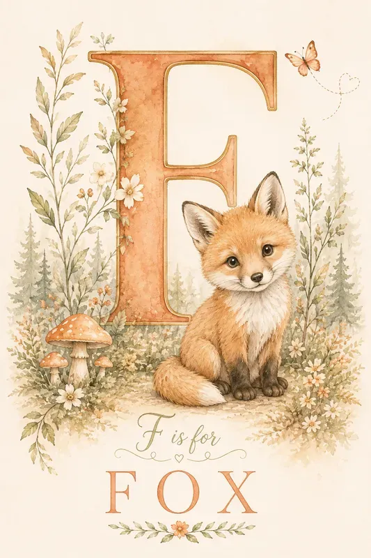 Alphabet Nursery Wall Art Generator