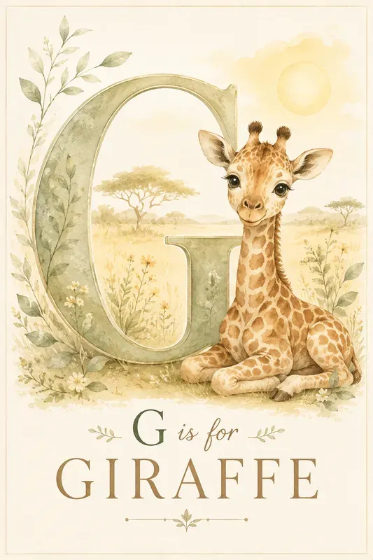Alphabet Nursery Wall Art Generator