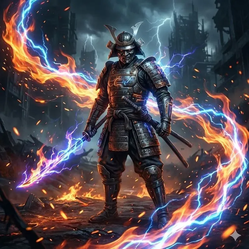 Epic Fire Power Fantasy Art Generator