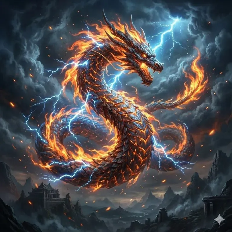 Epic Fire Power Fantasy Art Generator