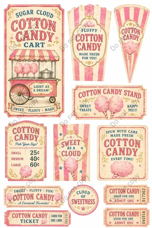 Circus Concession Stand Ephemera