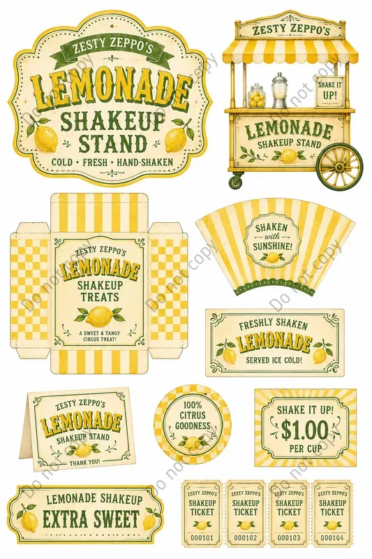 Circus Concession Stand Ephemera