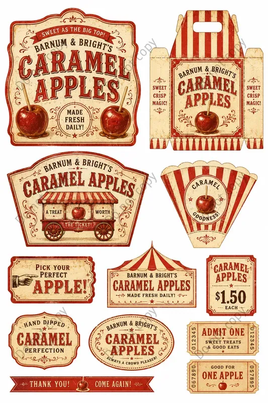 Circus Concession Stand Ephemera