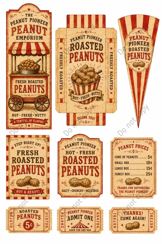 Circus Concession Stand Ephemera