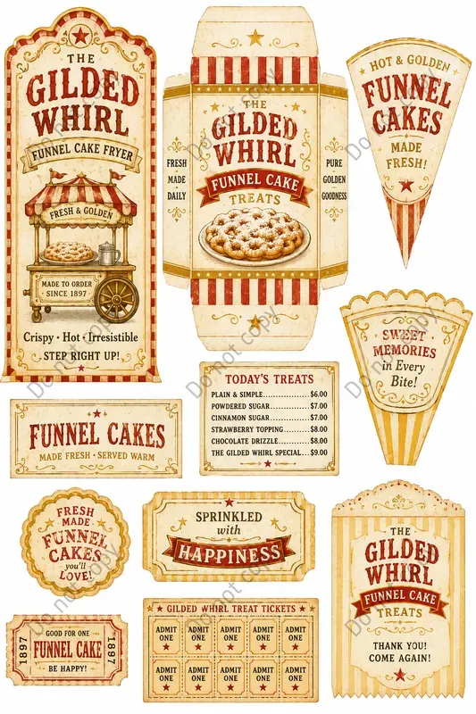 Circus Concession Stand Ephemera