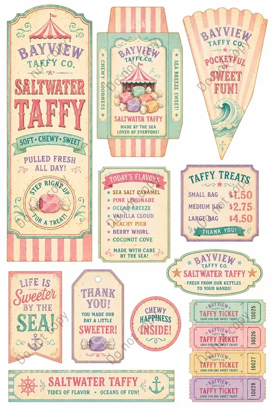 Circus Concession Stand Ephemera