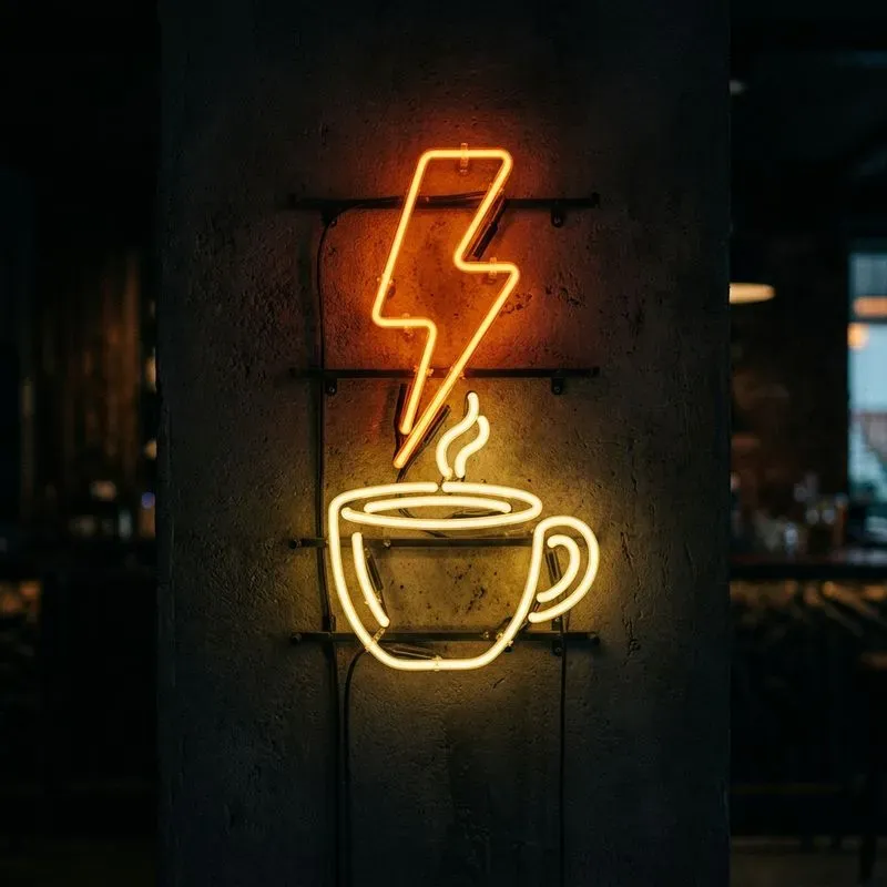 Neon Sign Logo Mockup Generator