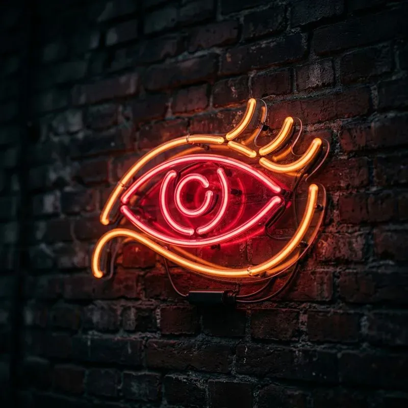 Neon Sign Logo Mockup Generator