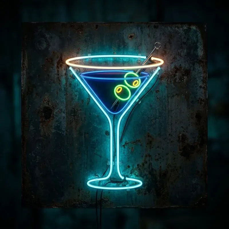 Neon Sign Logo Mockup Generator