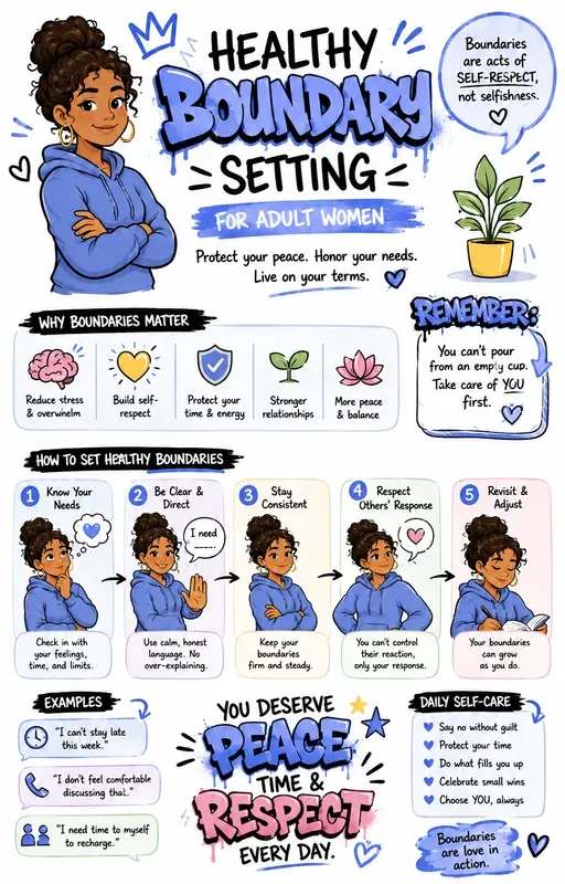 Womens Selfcare Infographic Sketchnotes