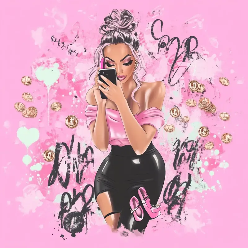 Girl Boss Aesthetic Collages