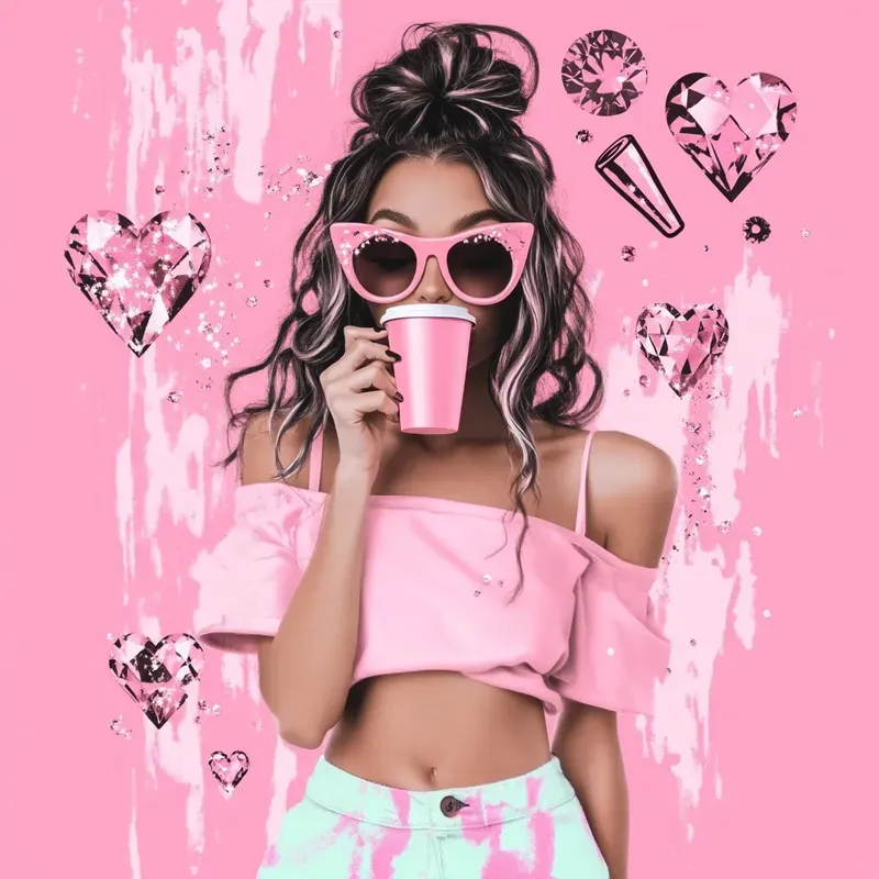 Girl Boss Aesthetic Collages