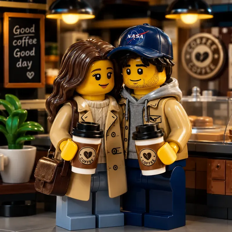 Cute Lego Couple Scenes