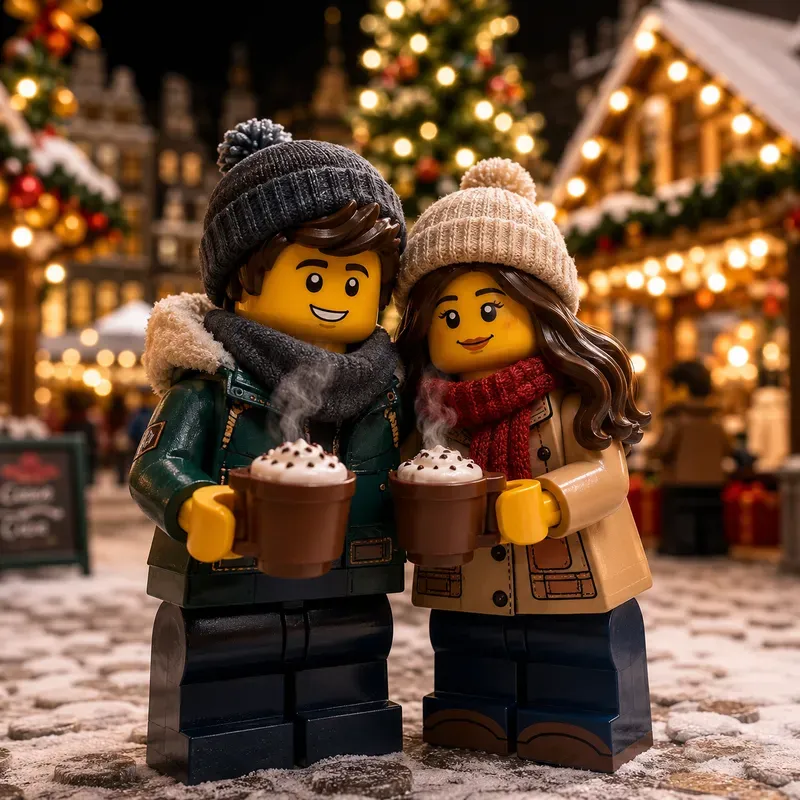 Cute Lego Couple Scenes