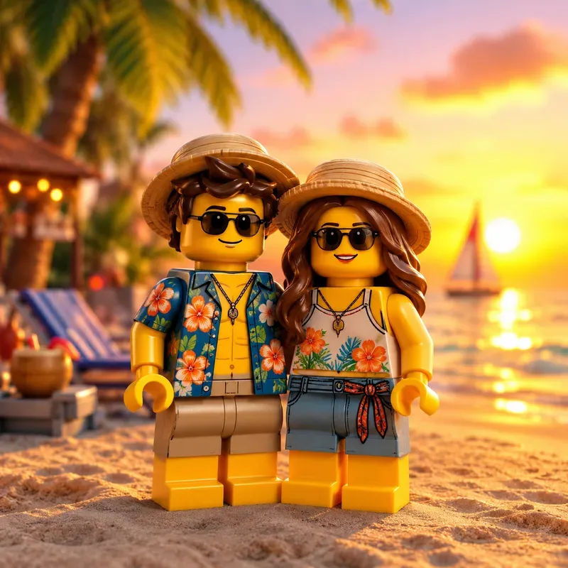 Cute Lego Couple Scenes