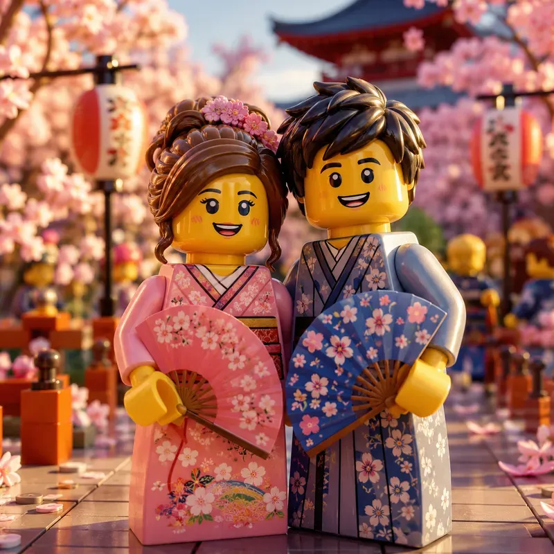 Cute Lego Couple Scenes