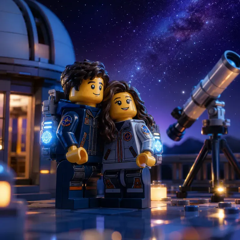 Cute Lego Couple Scenes
