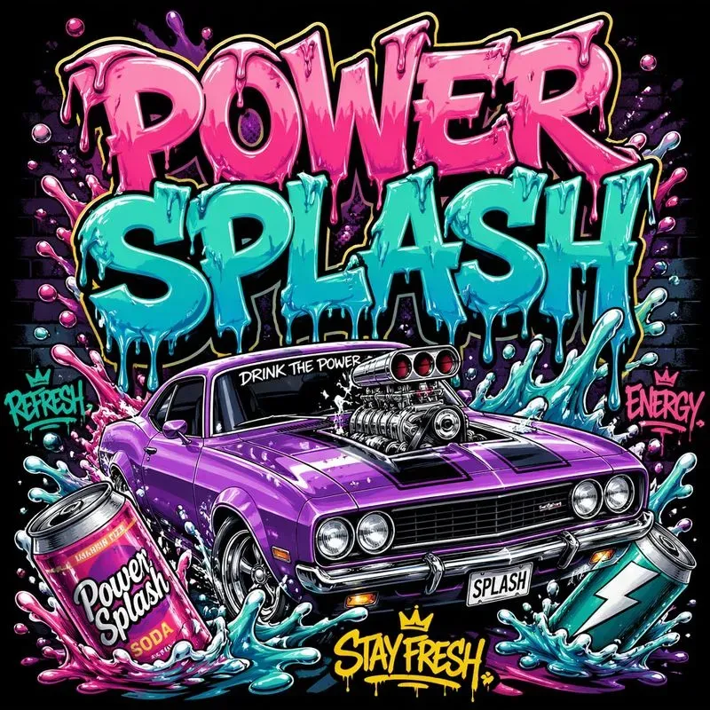 Graffiti Drip Tshirt Designs