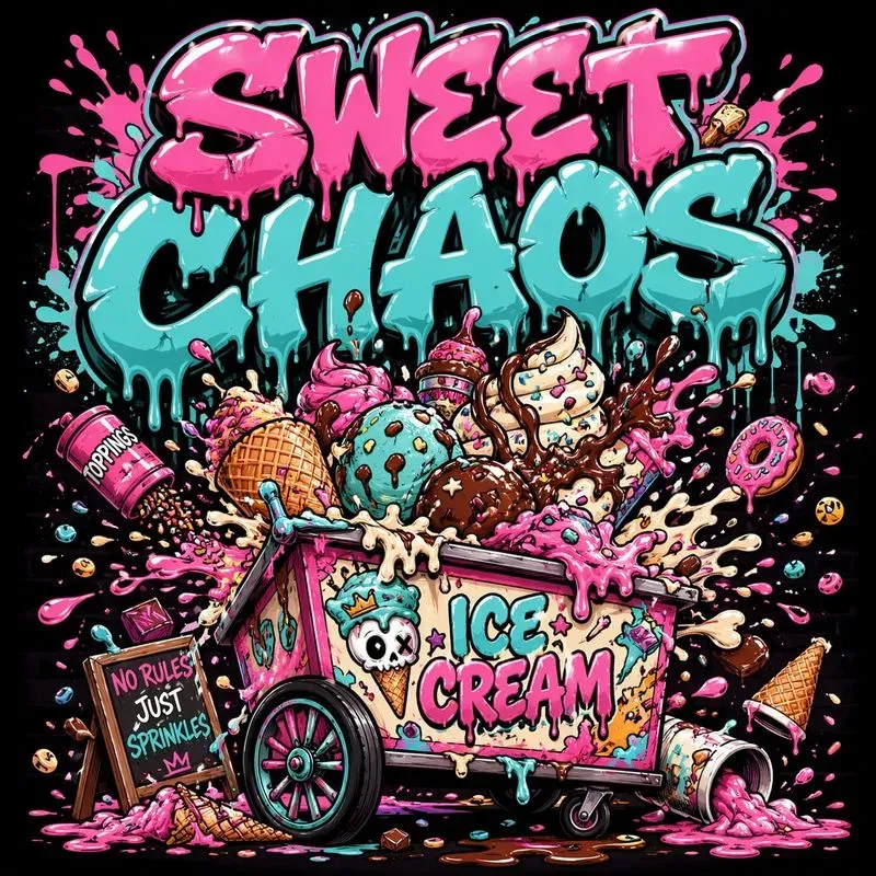 Graffiti Drip Tshirt Designs