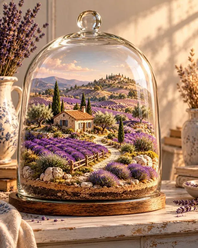Glass Terrarium World Visuals