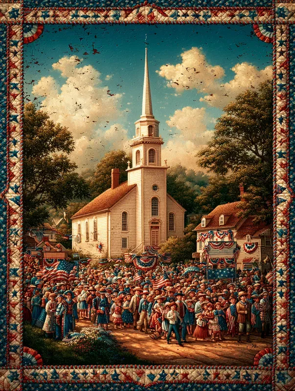 Fourth Of July Folk Art Americana