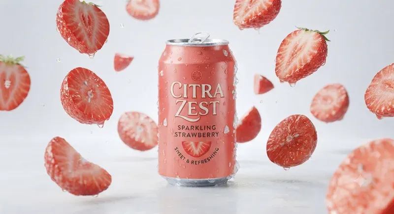 3D Commercial Soda Can Photography
