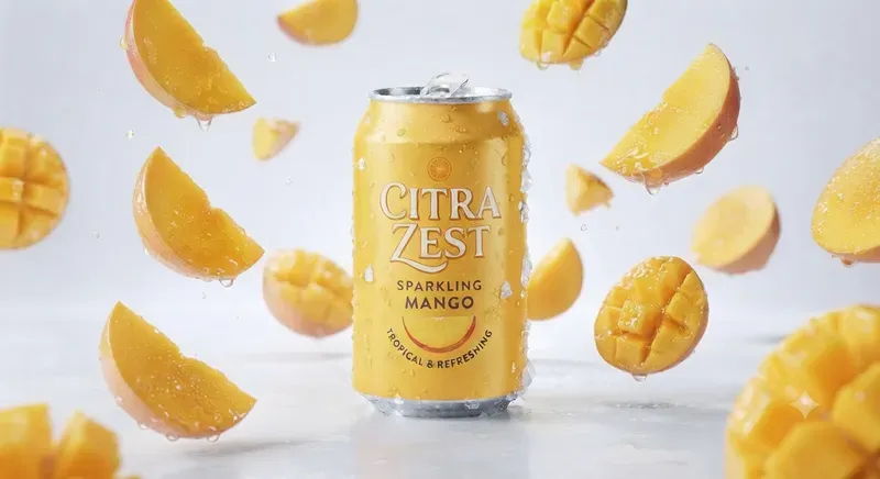 3D Commercial Soda Can Photography