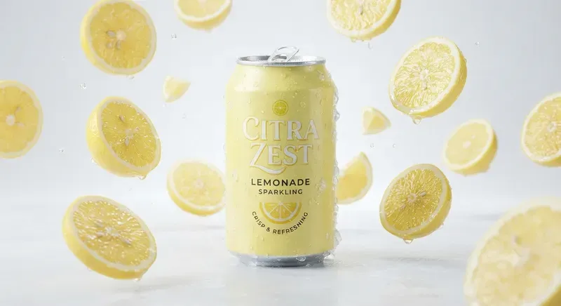 3D Commercial Soda Can Photography