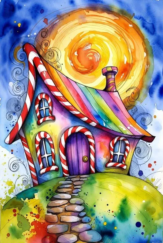 Vibrant Storybook Houses