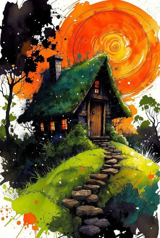 Vibrant Storybook Houses