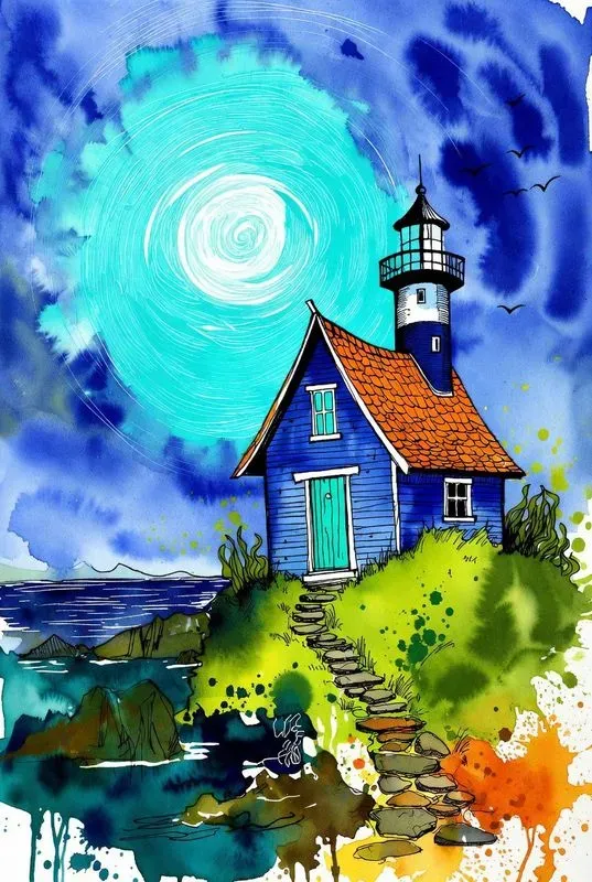 Vibrant Storybook Houses