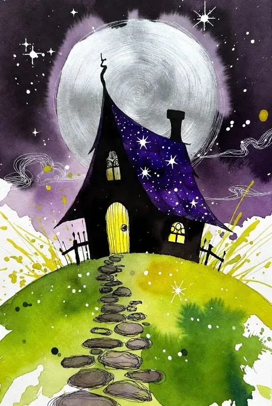 Vibrant Storybook Houses