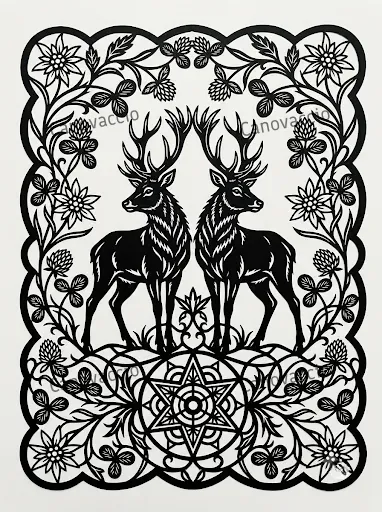 Scherenschnitte Paper Cutting Templates