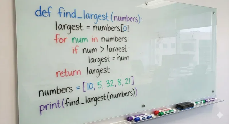 Glass Whiteboard Code Illustrations