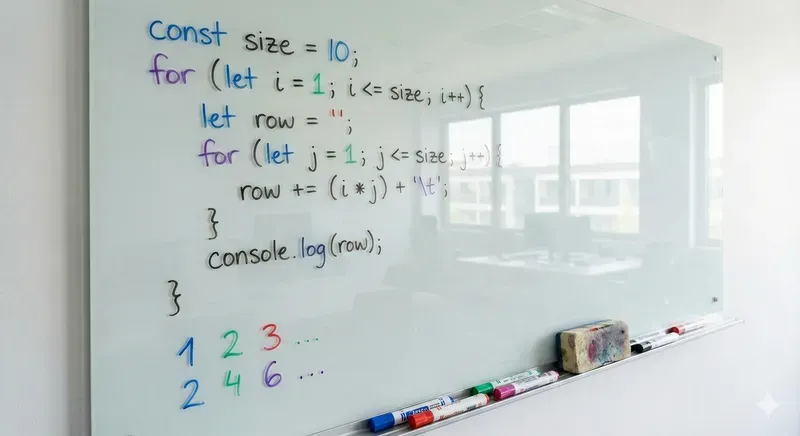 Glass Whiteboard Code Illustrations