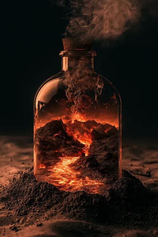 World In A Bottle Art Generator