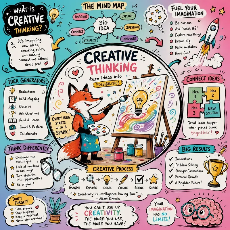 Whimsical Sketchnote Character Posters