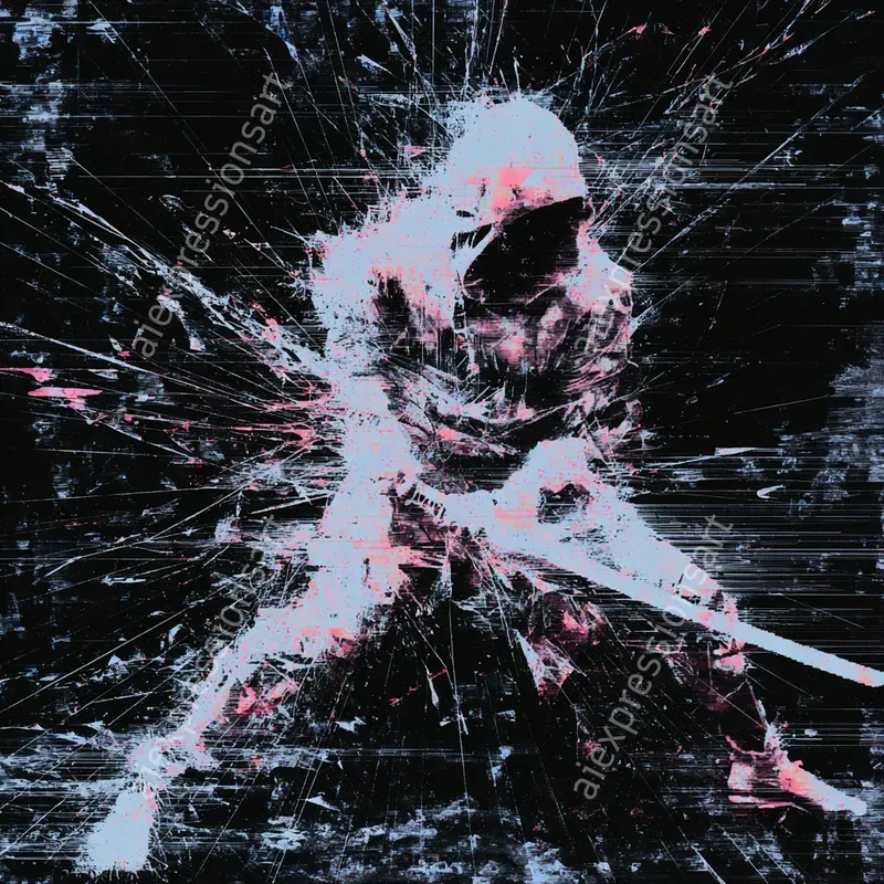 Dark Glitch And Crt Tech Noire Subjects